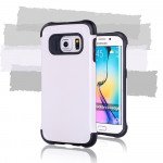 Wholesale Samsung Galaxy S6 Slim Shield Hybrid Case (White)